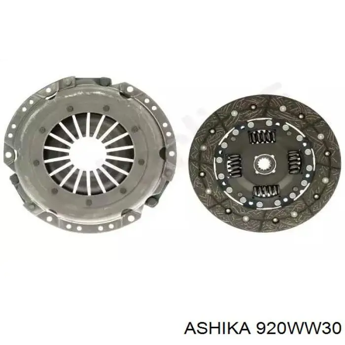 92-0W-W30 Ashika kit de embrague (3 partes)