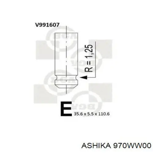 97-0W-W00 Ashika rotor del distribuidor de encendido