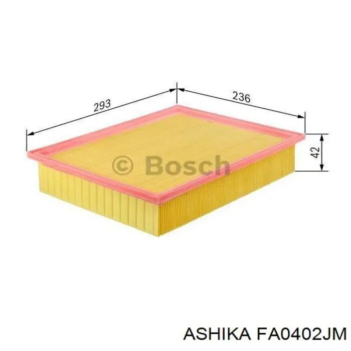Comprar FA0402JM Ashika Filtro de aire