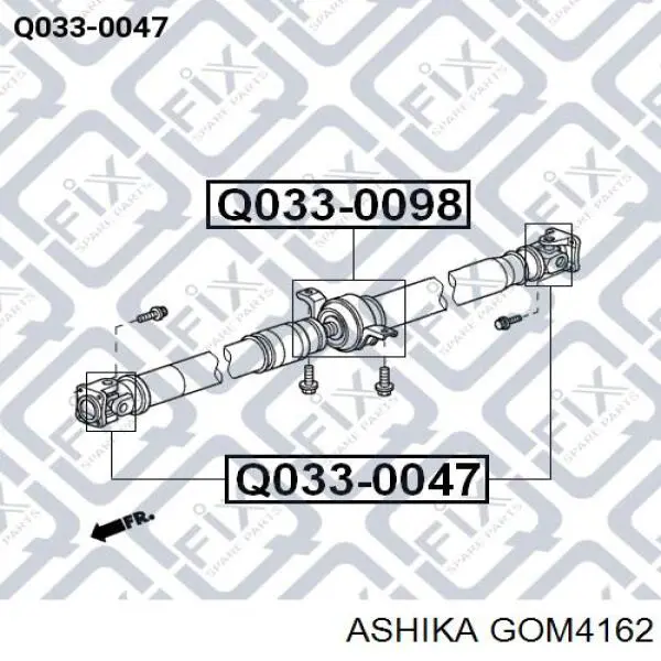 Rodamiento central del eje de transmisión Ashika GOM4162 precio, desde 33,61 EUR