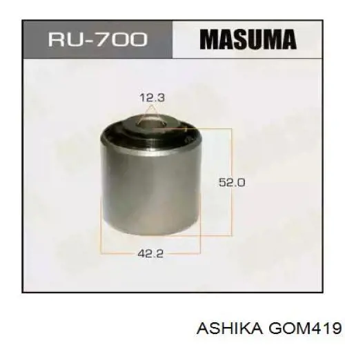 Silentblock suspension Ashika GOM419
