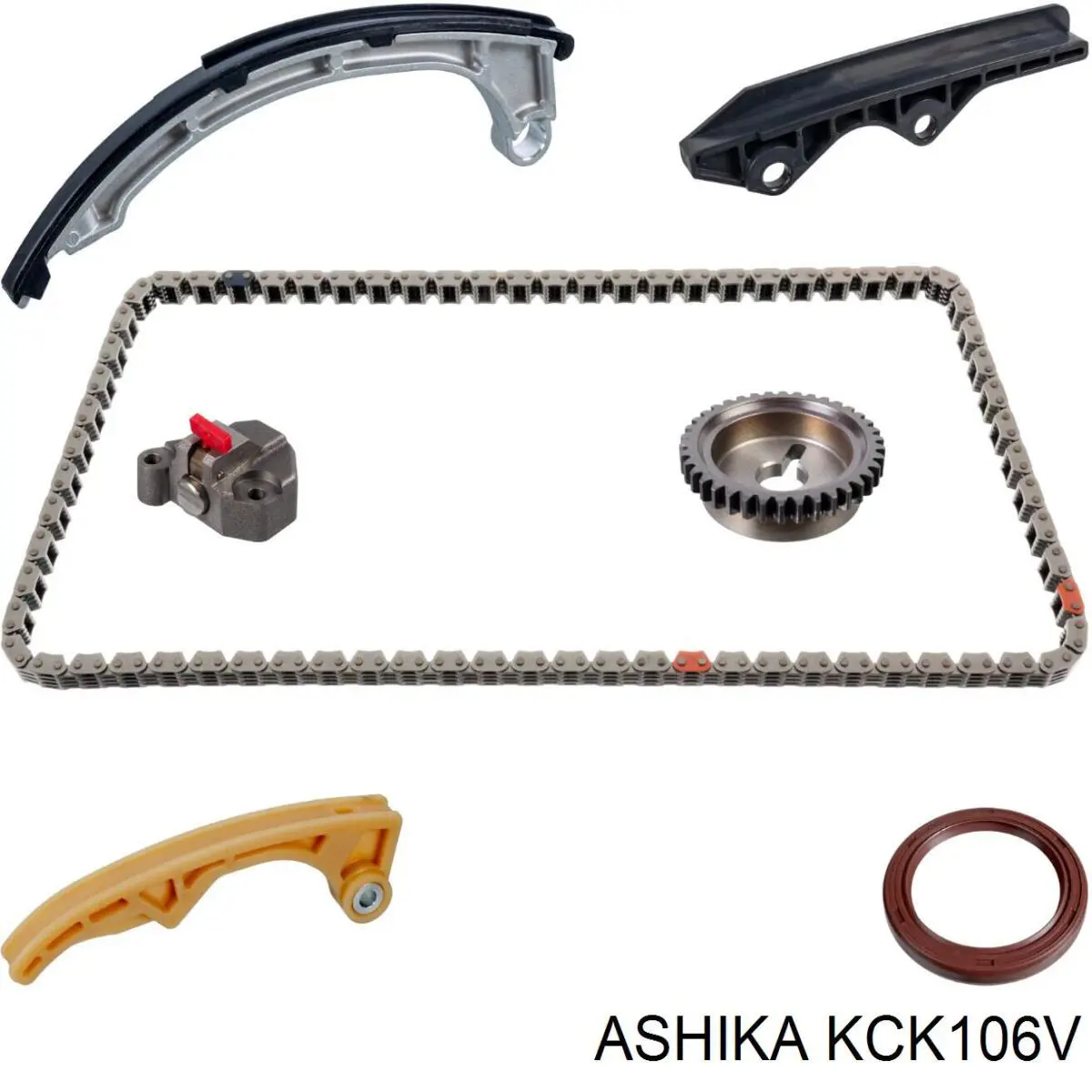 KCK106V Ashika kit de cadenas de distribución