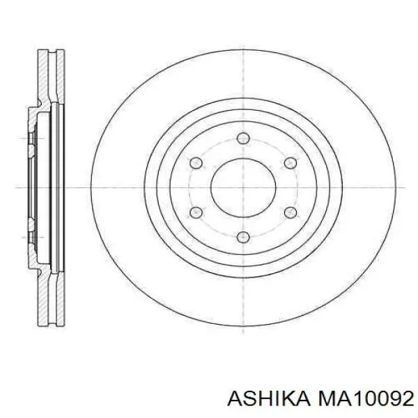 Amortiguador trasero MA10092 Ashika