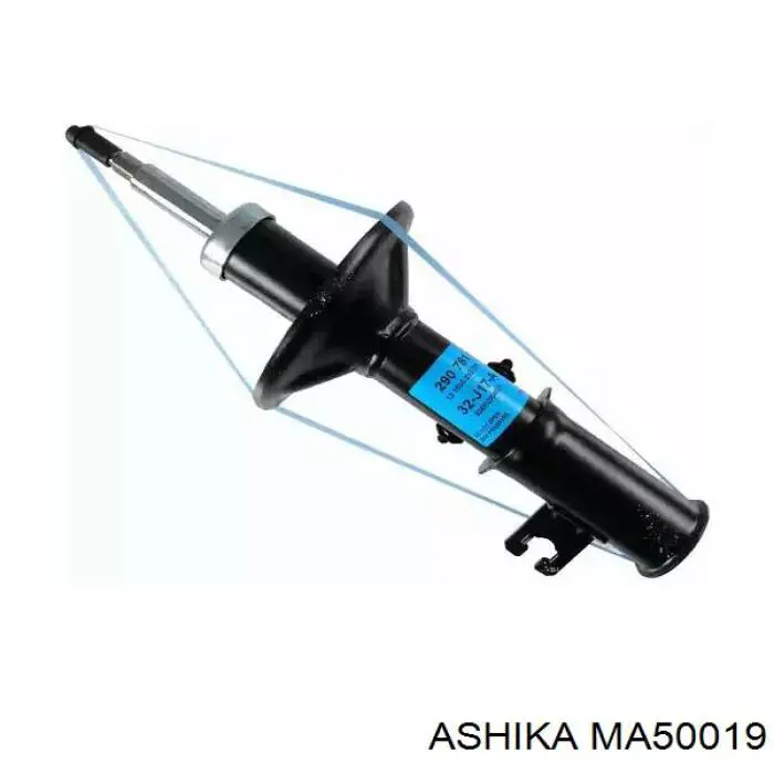 Amortiguadores posteriores para Mitsubishi Lancer III C1A,C6A
