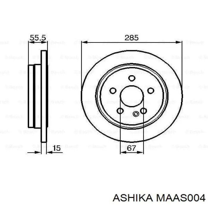 Comprar MAAS004 Ashika Bolsa de aire del eje delantero