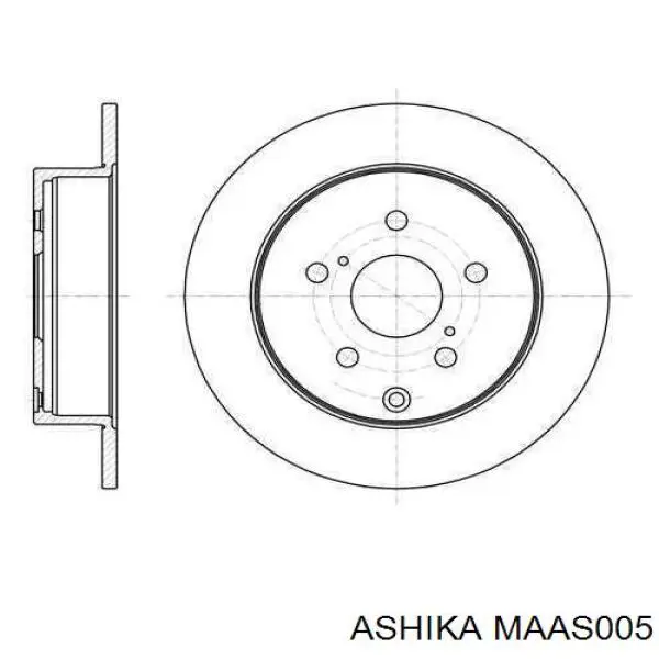 MA-AS005 Ashika muelle neumático, suspensión, eje trasero