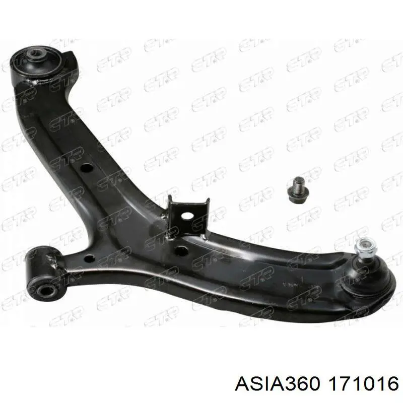 171016 Asia360 barra oscilante, suspensión de ruedas delantera, inferior izquierda