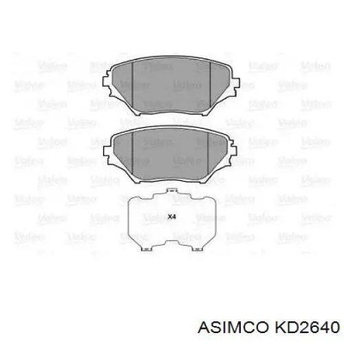 Pastillas de freno delanteras Toyota RAV4 2 XA2