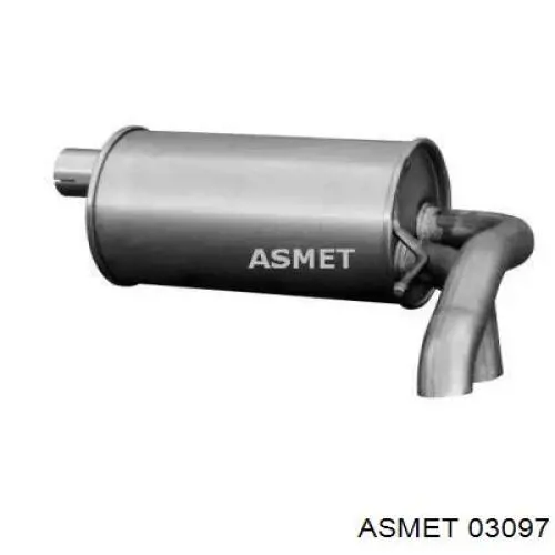 Silenciador trasero VAG 7M3253609E precio, desde 80,97 EUR