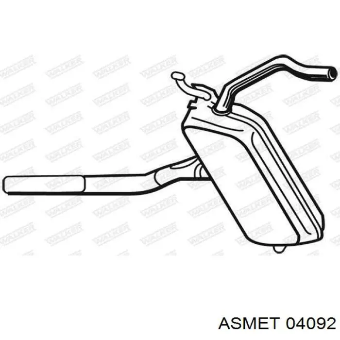 04092 Asmet silenciador del medio