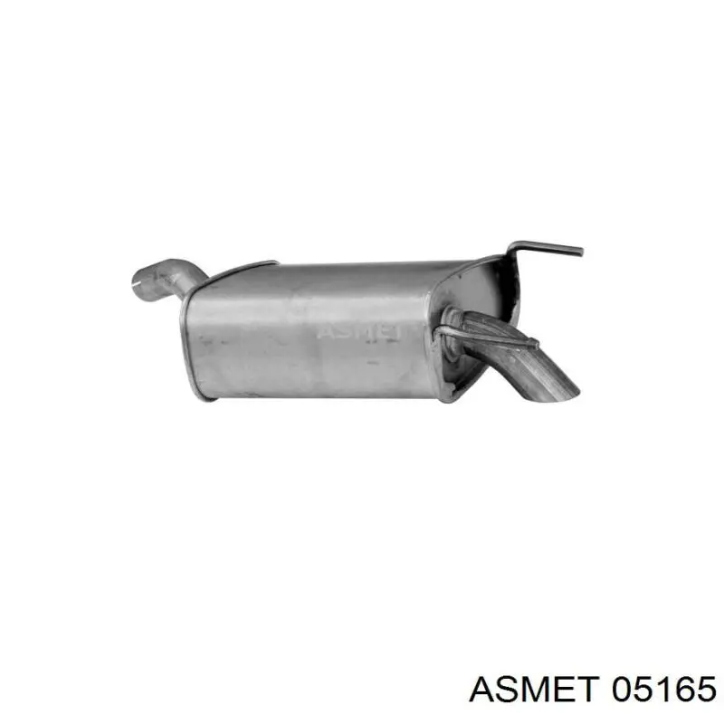 05.165 Asmet silenciador posterior