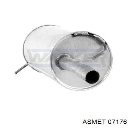 07.176 Asmet silenciador posterior