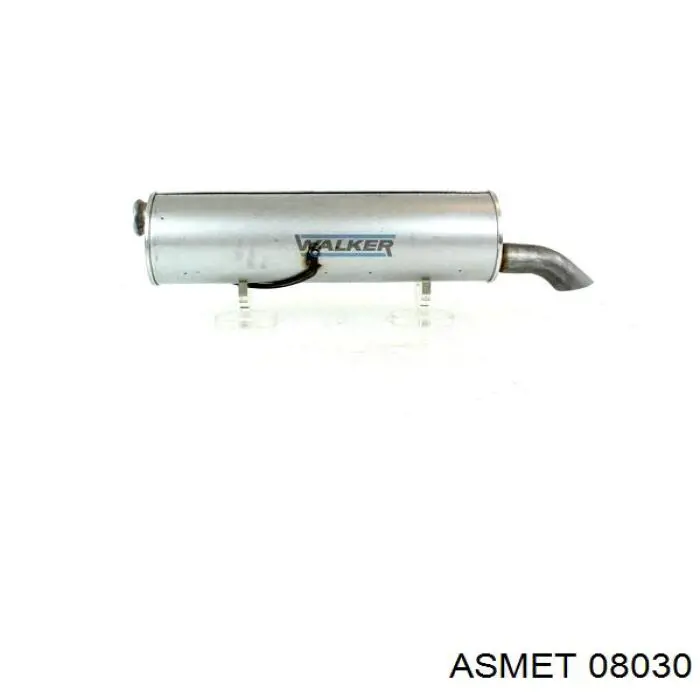 Silenciador trasero 08030 Asmet