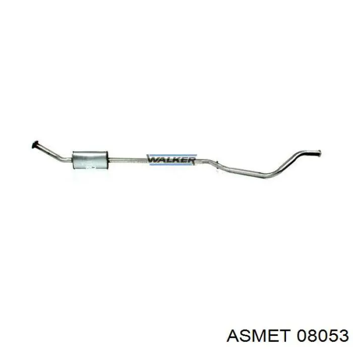 Comprar 1717AK Peugeot/Citroen Silenciador central