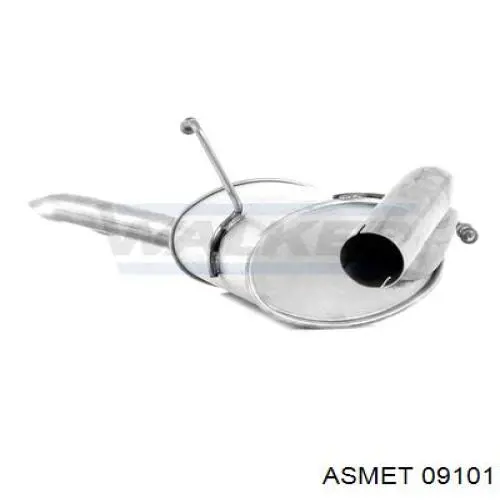 Silenciador posterior Citroen Evasion (22, U6)