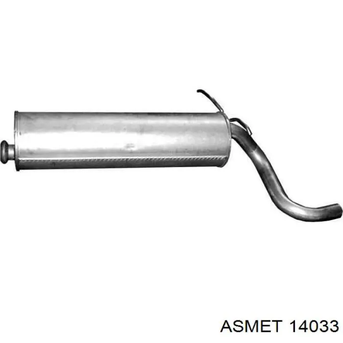 Silenciador trasero Nissan/Infiniti 20100BM505 precio, desde 61,91 EUR