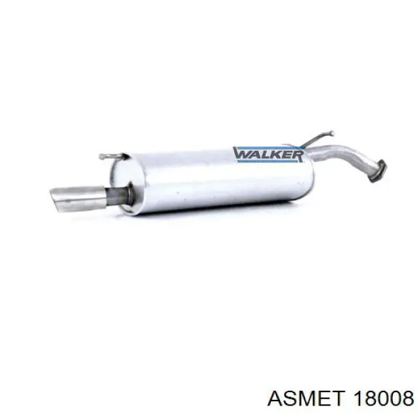 18008 Asmet silenciador posterior