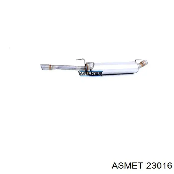 23016 Asmet silenciador posterior