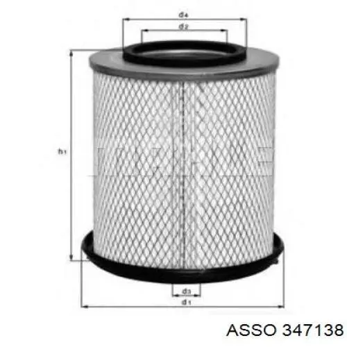 34.7138 Asso silenciador posterior