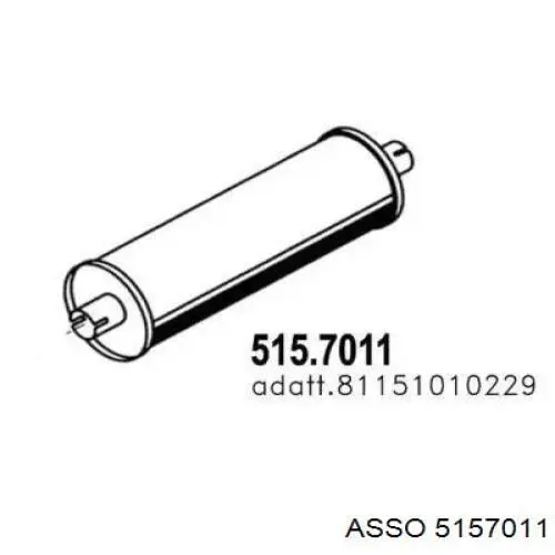 Comprar 49333 Dinex Silenciador central y trasero