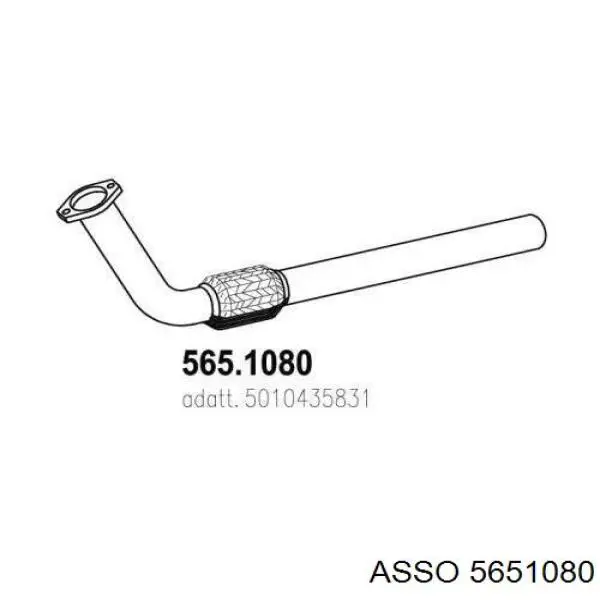 Tubo de escape delantero Dinex 66100 precio, desde 54,24 EUR