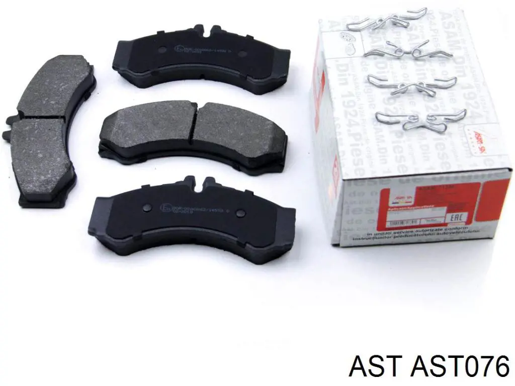 AST076 AST Pastillas delanteras