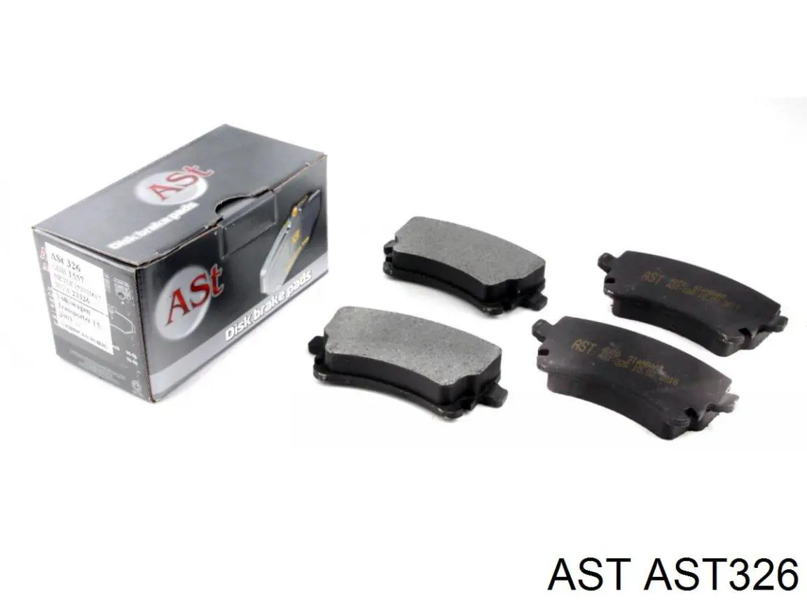 Pastillas de freno traseras AST326 AST