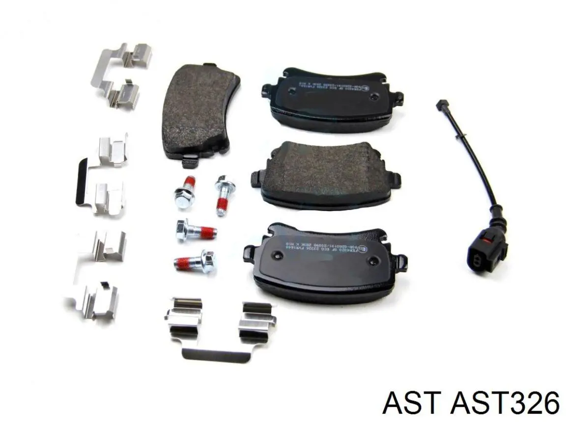 AST326 AST Pastillas freno traseras