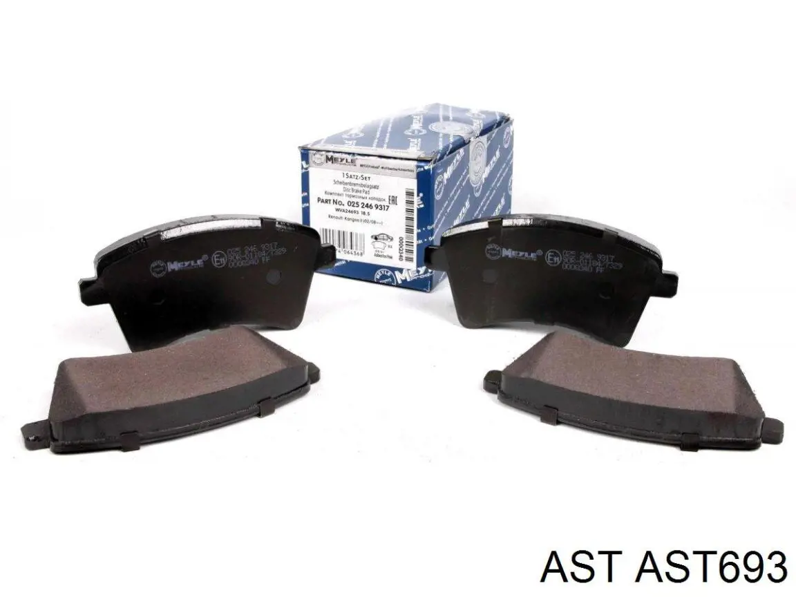 AST693 AST Pastillas delanteras