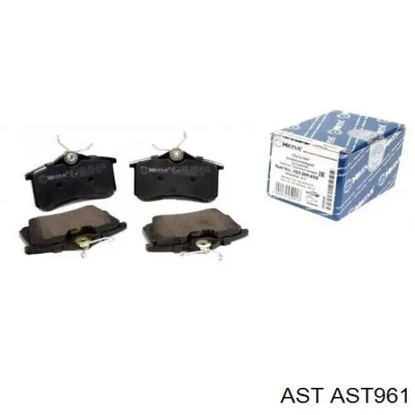 AST961 AST Pastillas freno traseras