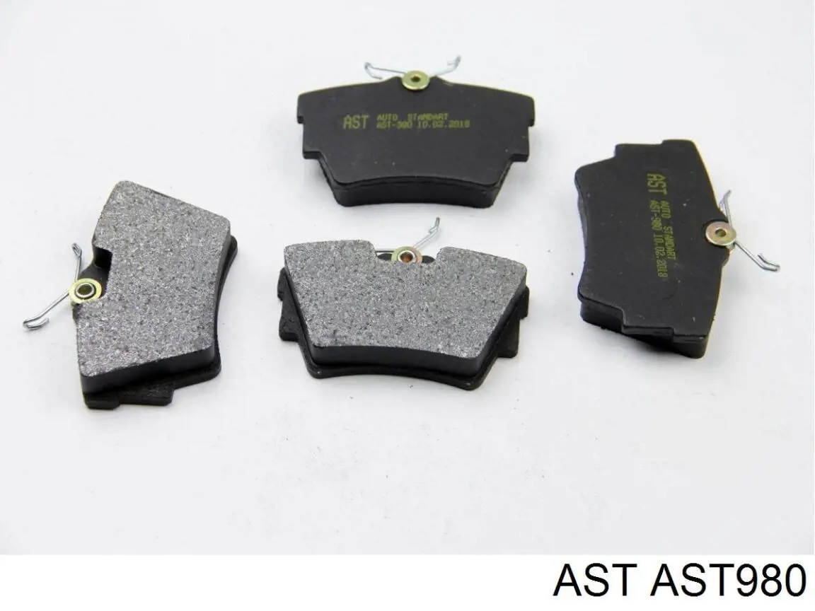 AST980 AST pastillas de freno traseras