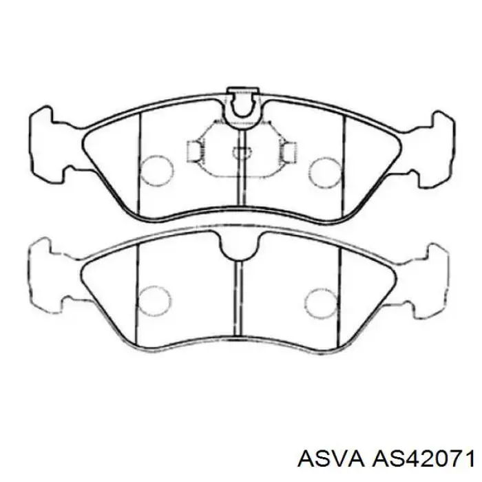 Pastillas de freno delanteras Toyota RAV4 2 XA2