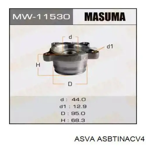 ASBTINACV4 Asva fuelle, árbol de transmisión delantero interior derecho