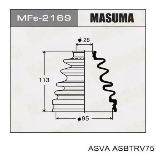 Fuelle exterior del eje de transmisión trasero Mitsubishi MR528648 precio, desde 18,95 EUR