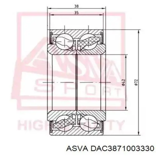 38BWD09ACA120 NSK cojinete de rueda delantero