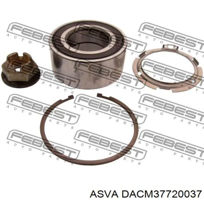 Cojinete de rueda delantero 402105733R Renault (RVI)