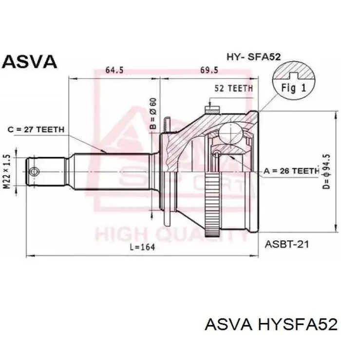 Junta homocinética exterior delantera Hyundai/Kia 4950126401 precio, desde 50,03 EUR