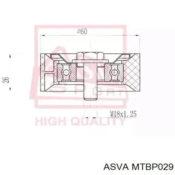 Polea tensora correa poli V MPQ1346 Magneti Marelli