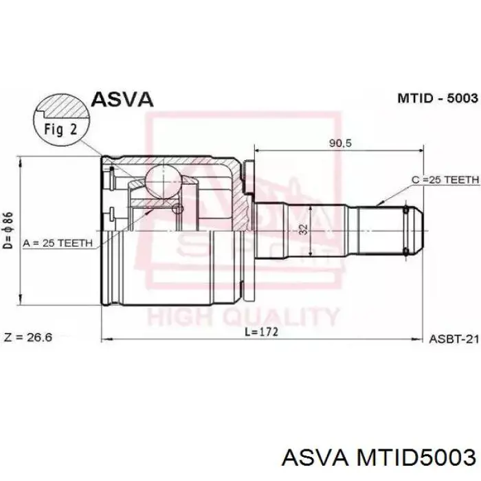Comprar Q1310948 Q-fix Junta homocinética interna delantera izquierda