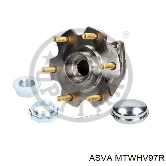 Cubo de rueda trasero MIWB12238B Moog