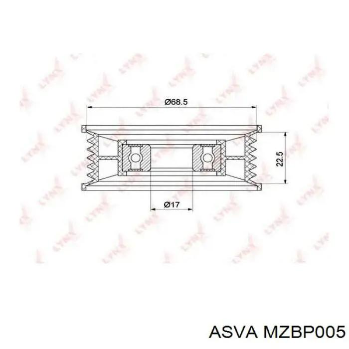 Tensor de la correa trapecial Ford 6E5Z6A228B precio, desde 26,74 EUR