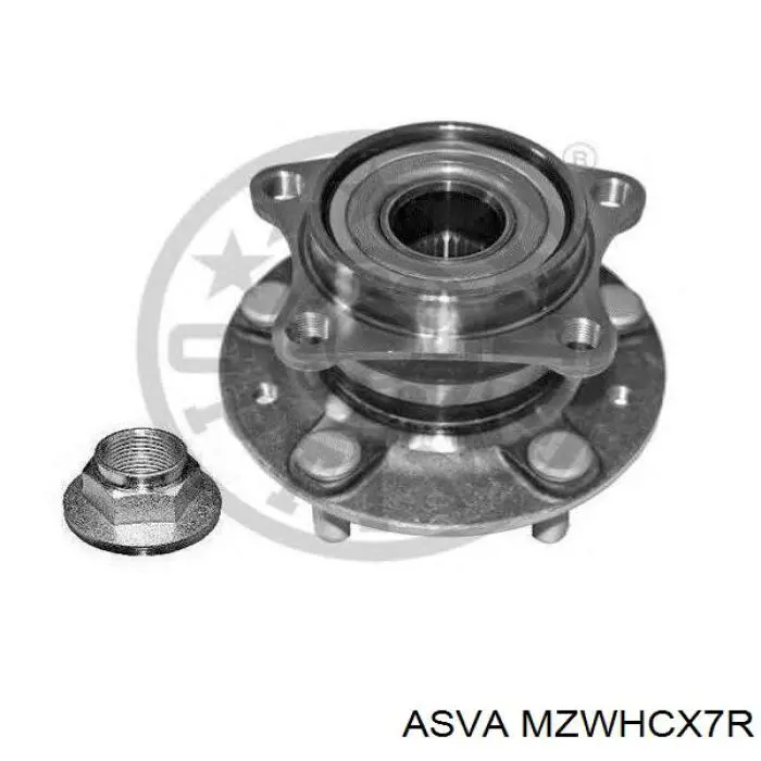 Cubo de rueda trasero 3DACF038D5DAM Koyo
