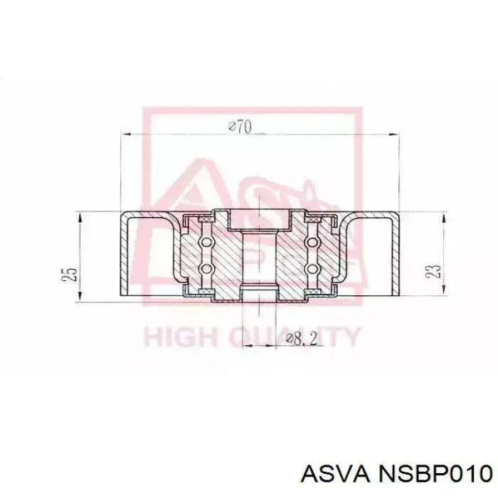Comprar 252812R001 Hyundai/Kia Polea tensora, correa poli V