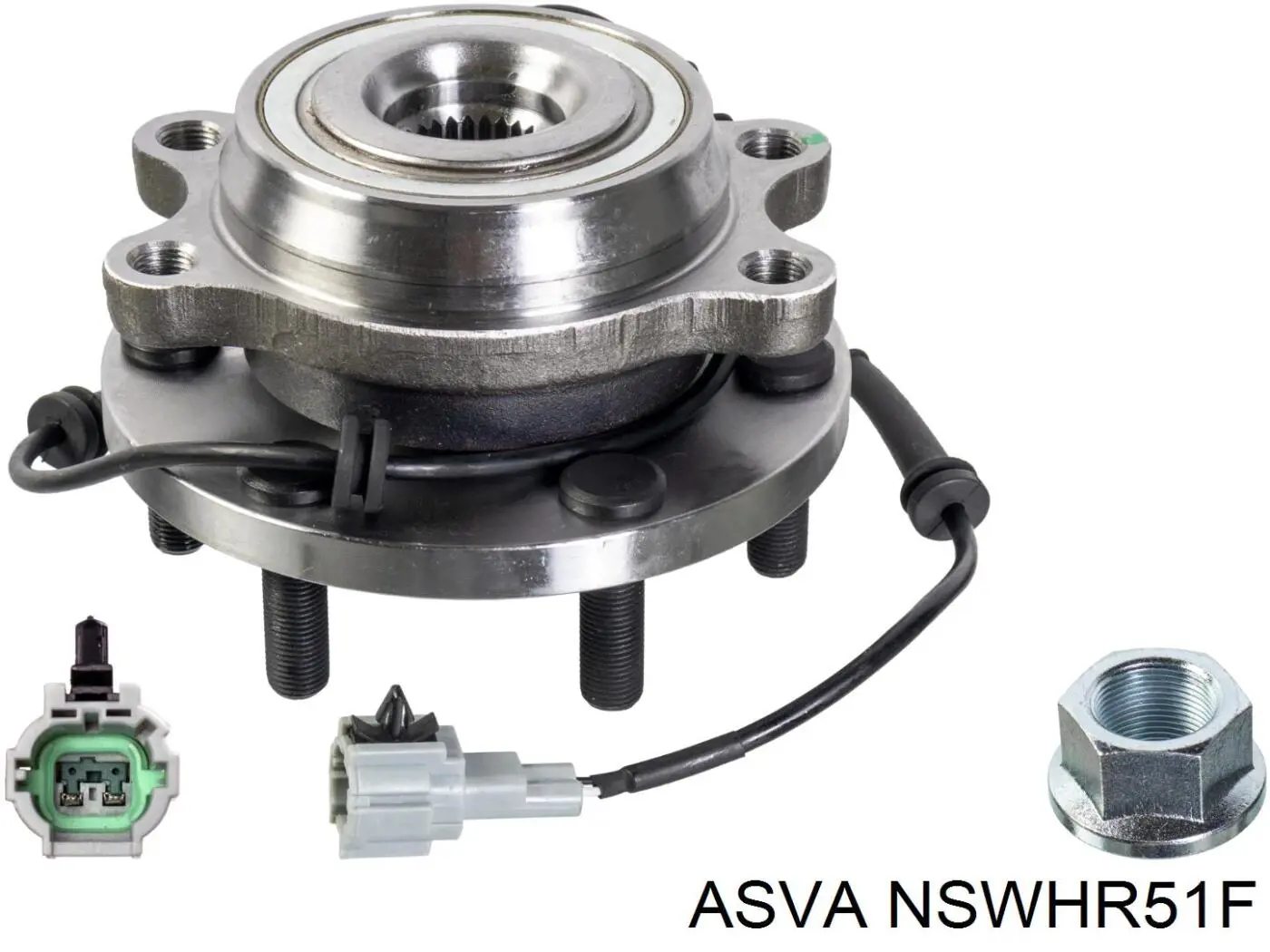 NSWHR51F Asva cubo de rueda delantero