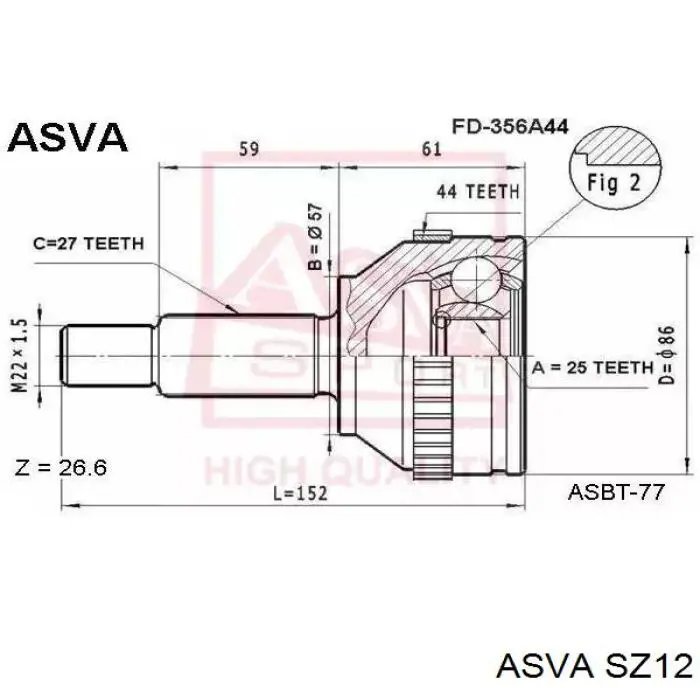 Comprar 4410160A20000 Suzuki Junta homocinetica