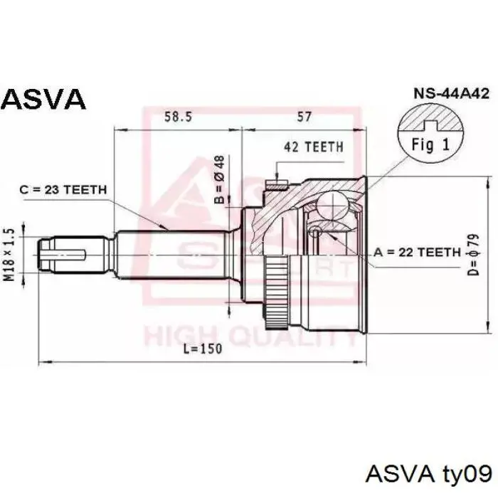 Junta homocinética exterior delantera Toyota Celica T16