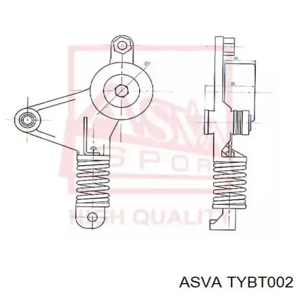 Comprar ABTTO1003 Tenacity Tensor de correa poli V 