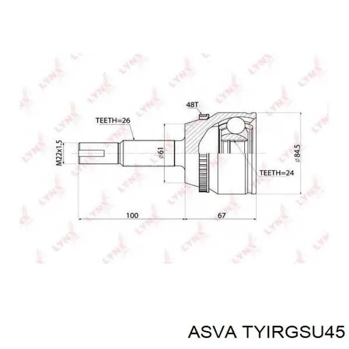 Junta homocinética interna delantera derecha Toyota 430300W050 precio, desde 107,21 EUR