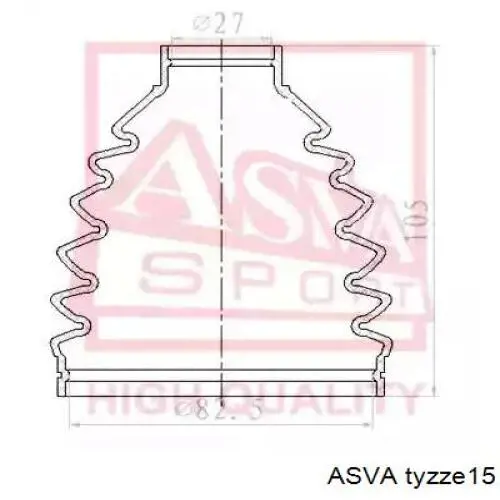Junta homocinética exterior delantera Toyota Auris E15