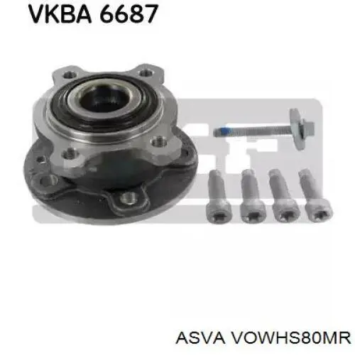 Cubo de rueda trasero KWD1157 Dayco